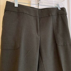 LOFT Marisa Trouser Women Slacks- 4P-moss green